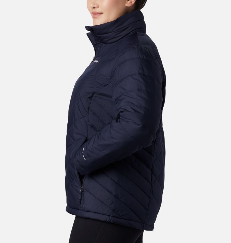 Women's Columbia Heavenly Jackets Navy | Plus Size CA-D5083